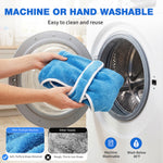 Load image into Gallery viewer, PcEoTllar Dog Bathrobe, Microfiber Dog Drying Coat, Super Absorbent Dog Towel Robe for Small Medium Large Dogs, Quick Dry Dog Bath Towel for After Bath, Swimming &amp; Rainy Days
