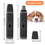 Load image into Gallery viewer, PcEoTllar Dog Nail Grinder, 2 Speed Rechargeable LED Dog Nail Trimmer, Clipper for Dogs and Cats, Black
