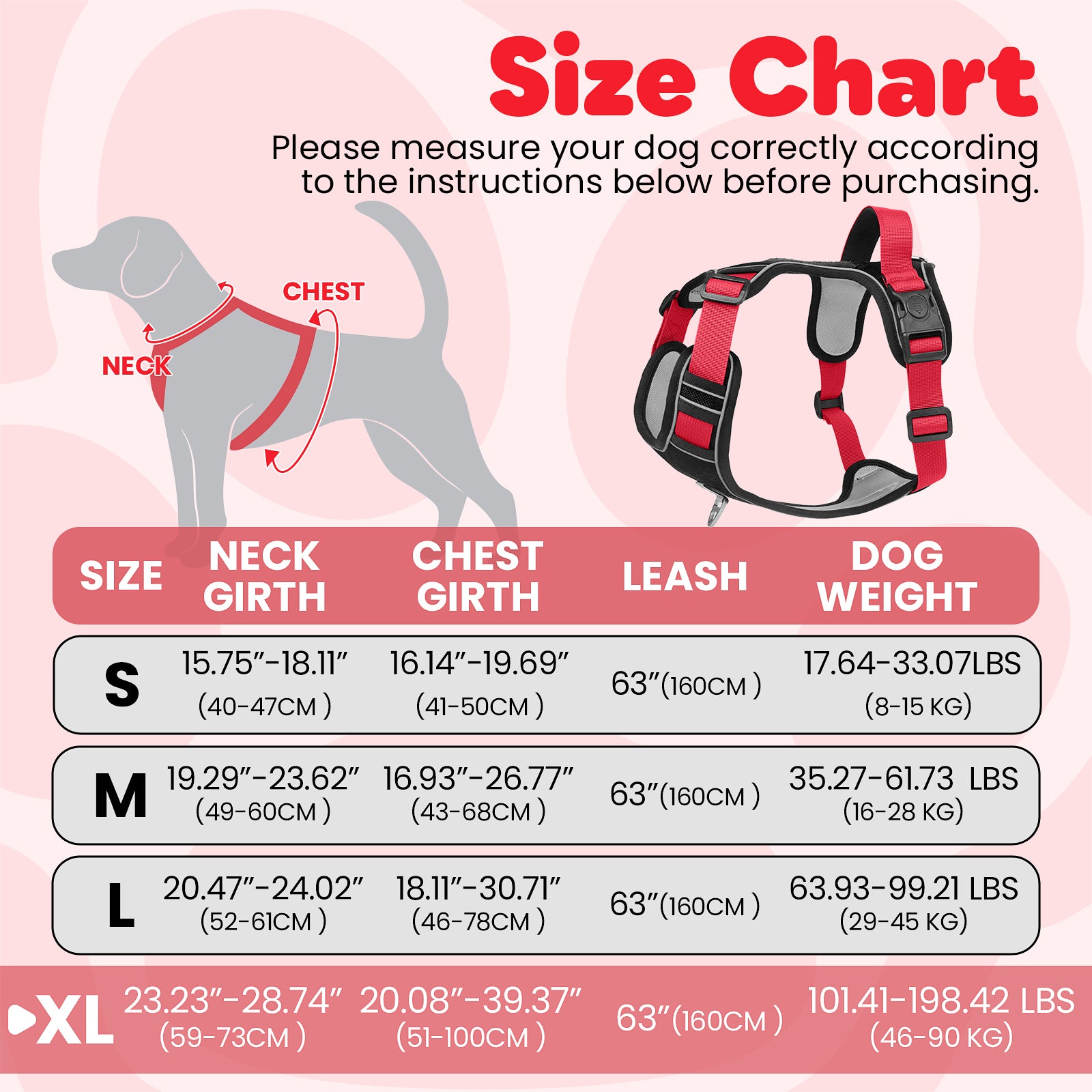 PcEoTllar Dog Harness and Leash Combo, Escape Proof No Pull Vest Harness, with Reflective Leash, Adjustable Pet Harness with Handle for Small Dogs, Black S