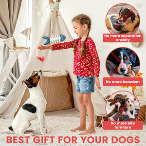PcEoTllar Dog Toys for Aggressive Chewers Large Breed, Indestructible Durable Non-Toxic Nylon Dog Chew Toy Bones for Medium Large Dogs