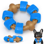Load image into Gallery viewer, PcEoTllar Dog Chew Toy for Aggressive Chewers, Interactive Ring Dog Toys for Chewing Teething, Blue
