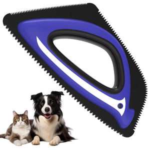 PcEoTllar Pet Hair Remover, Reusable Dog and Cat Hair Remover Brush for Furniture,Car,Carpet - Blue