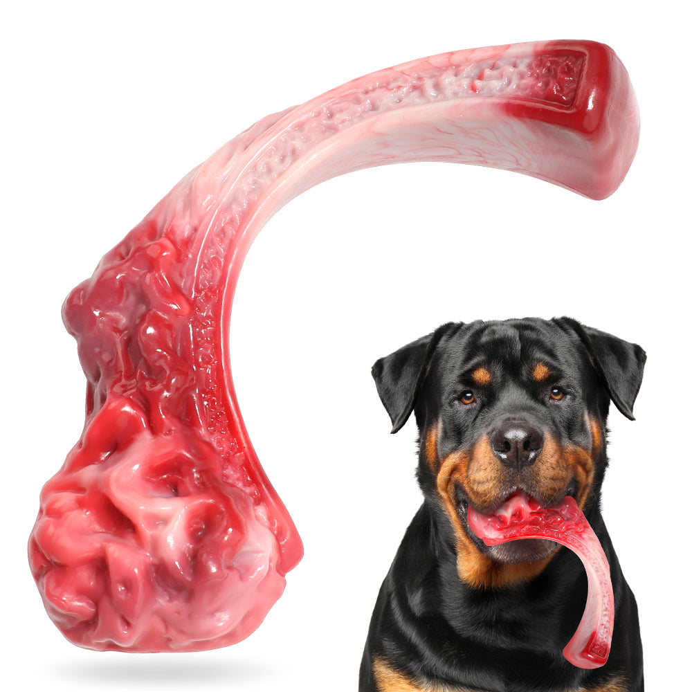 PcEoTllar Dog Toys for Aggressive Chewers Large Breed, Indestructible Durable Non-Toxic Nylon Dog Chew Toy Bones for Medium Large Dogs
