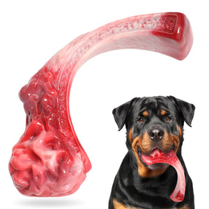 PcEoTllar Dog Toys for Aggressive Chewers Large Breed, Indestructible Durable Non-Toxic Nylon Dog Chew Toy Bones for Medium Large Dogs
