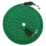 Load image into Gallery viewer, PcEoTllar Dog Tie-Out Cable, Long Dog Leash, 20FT Dog Training Leash, Reflective Heavy Duty Rope Dog Lead for Outside, Hiking, Swimming, Beach and Lake
