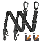 Load image into Gallery viewer, 2 Pack Dog Seat Belt for Car, Adjustable Elastic Pet Travel Tether, Reflective Nylon Leash with Metal Hook for Dogs and Cats

