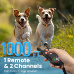 Load image into Gallery viewer, PcEoTllar Dog Training Collars for 2 Dogs, Dog Shock Collar with Remote, 3 Modes Beep Vibration Shock, Dog Bark Collar for Small Medium Large Dogs
