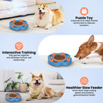 Load image into Gallery viewer, PcEoTllar Dog Puzzle Toys, Silicone Slow Feeder Dog Bowls, Dog Food Treat Feeding Toys for IQ Training, Dog Entertainment Toys for All Breeds
