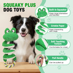 Load image into Gallery viewer, Interactive Squeaky Dog Toys with Pull Rope, Large Dog Tug of War Toy, Plush Puppy Chew Toys for Dental Health, Great for Small, Medium and Big Dogs
