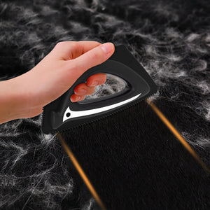 PcEoTllar Pet Hair Remover, Reusable Dog and Cat Hair Remover Brush for Furniture,Car,Carpet - Black