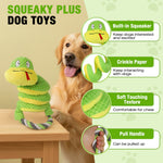 Load image into Gallery viewer, Squeaky Dog Toys for Large Dogs, Interactive Tug of War Puppy Toys with Pull Rope, Stuffed Pet Dog Toys with Soft Fabric Suitable for Small, Medium and Big Dogs
