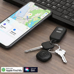 Load image into Gallery viewer, Bluetooth Tracker Keys Finder, Find My Keys Tracker Item Locator for Dogs Cats Wallet Luggage, iOS Only, Black
