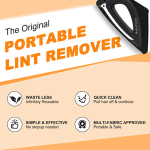 PcEoTllar Pet Hair Remover, Reusable Dog and Cat Hair Remover Brush for Furniture,Car,Carpet - Black