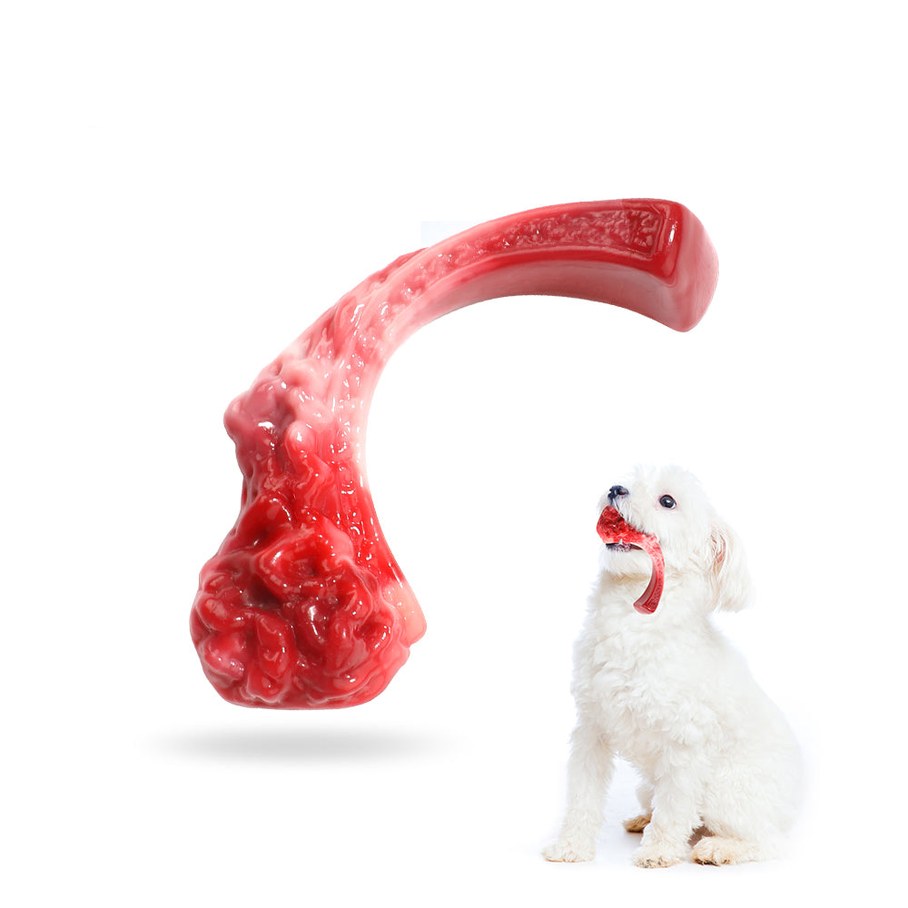 PcEoTllar Dog Toys for Aggressive Chewers Large Breed, Indestructible Durable Non-Toxic Nylon Dog Chew Toy Bones for Medium Large Dogs