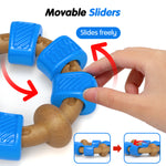 Load image into Gallery viewer, PcEoTllar Dog Chew Toy for Aggressive Chewers, Interactive Ring Dog Toys for Chewing Teething, Blue
