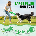 Load image into Gallery viewer, Interactive Squeaky Dog Toys with Pull Rope, Large Dog Tug of War Toy, Plush Puppy Chew Toys for Dental Health, Great for Small, Medium and Big Dogs
