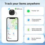 Load image into Gallery viewer, Bluetooth Tracker Keys Finder, Find My Keys Tracker Item Locator for Dogs Cats Wallet Luggage, iOS Only, Black
