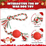 Load image into Gallery viewer, 10 pack Dog Toys for Aggressive Chewers, PcEoTllar Squeaky Plush Dog Rope Toys, Puppy Chew Toys, Xmas Pet Gifts for Small Medium Large Dogs
