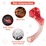 Load image into Gallery viewer, 7 Pack Dog Toys for Aggressive Chewers, Tough Indestructible Dog Chew Bone, Plush Dog Squeak Toy, Teething Dog Rope Toys, for Puppies Small Medium Dogs
