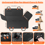 Load image into Gallery viewer, PcEoTllar Dog Car Seat Cover for Back Seat, Waterproof Seat Cover Hammock 600D Heavy Duty Nonslip Soft Back Seat Covers for Cars Trucks and SUVs
