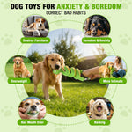 Load image into Gallery viewer, Squeaky Dog Toys for Large Dogs, Interactive Tug of War Puppy Toys with Pull Rope, Stuffed Pet Dog Toys with Soft Fabric Suitable for Small, Medium and Big Dogs
