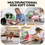 Load image into Gallery viewer, PcEoTllar Dog Cone Collar for Medium Large Dogs After Surgery, Soft Breathable Pet Recovery Collar with Double-Layer Design
