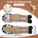Load image into Gallery viewer, PcEoTllar Dog Squeaky Toys Plush Dog Toy, Tug of War Interactive Dog Toys for Small and Medium Dogs

