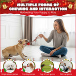 Load image into Gallery viewer, 10 pack Dog Toys for Aggressive Chewers, PcEoTllar Squeaky Plush Dog Rope Toys, Puppy Chew Toys, Xmas Pet Gifts for Small Medium Large Dogs
