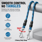 Load image into Gallery viewer, PcEoTllar Dog Tie-Out Cable, Long Dog Leash, 20FT Dog Training Leash, Reflective Heavy Duty Rope Dog Lead for Outside, Hiking, Swimming, Beach and Lake
