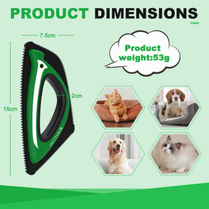 PcEoTllar Pet Hair Remover, Reusable Dog and Cat Hair Remover Brush for Furniture,Car,Carpet - Green