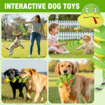 Load image into Gallery viewer, Squeaky Dog Toys for Large Dogs, Interactive Tug of War Puppy Toys with Pull Rope, Stuffed Pet Dog Toys with Soft Fabric Suitable for Small, Medium and Big Dogs
