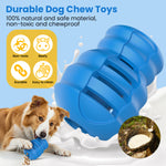 Load image into Gallery viewer, PcEoTllar Dog Chew Toys for Aggressive Chewers, Beef-Flavored Rubber Treat Dispensing Puzzle Toy for Medium &amp; Large Dogs, Blue
