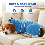 Load image into Gallery viewer, PcEoTllar Dog Bathrobe, Microfiber Dog Drying Coat, Super Absorbent Dog Towel Robe for Small Medium Large Dogs, Quick Dry Dog Bath Towel for After Bath, Swimming &amp; Rainy Days

