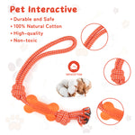 Load image into Gallery viewer, 7 Pack Dog Toys for Aggressive Chewers, Tough Indestructible Dog Chew Bone, Plush Dog Squeak Toy, Teething Dog Rope Toys, for Puppies Small Medium Dogs
