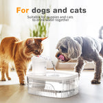 Load image into Gallery viewer, PcEoTllar Cat Water Fountain Battery Operated, 84OZ/2.5L Wireless Pet Water Fountain for Cats, Cat Fountain with Motion Sensor, Ultra Quiet Pump, White
