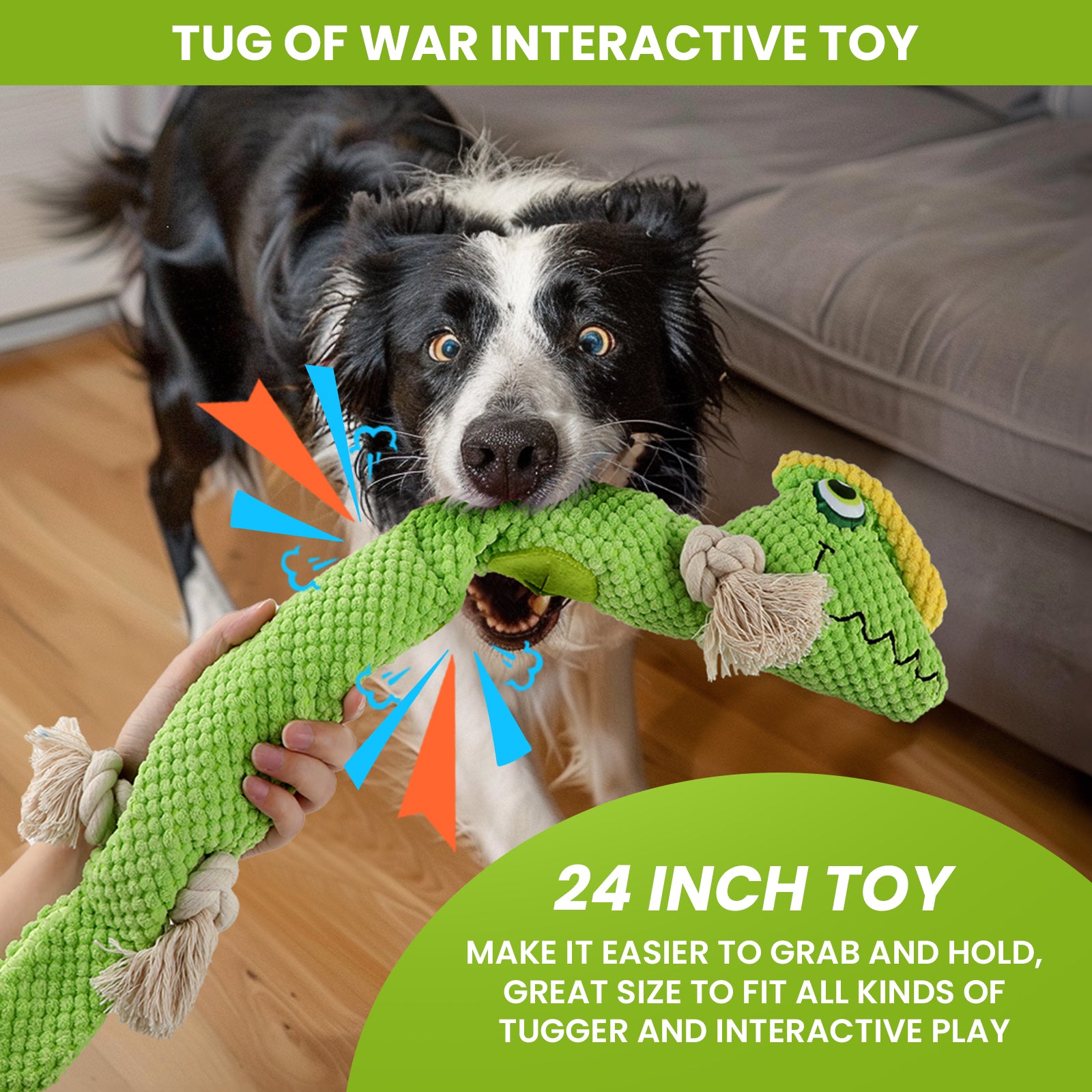 PcEoTllar Squeak Dog Puzzle Toys IQ Training, Snuffle Toys Foraging Instinct Tug of War Puppy Toys