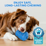 Load image into Gallery viewer, PcEoTllar Dog Chew Toys for Aggressive Chewers, Beef-Flavored Rubber Treat Dispensing Puzzle Toy for Medium &amp; Large Dogs, Blue

