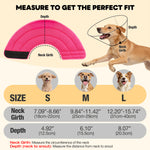 Load image into Gallery viewer, PcEoTllar Dog Cone Collar for Medium Large Dogs After Surgery, Soft Breathable Pet Recovery Collar with Double-Layer Design
