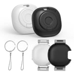 Load image into Gallery viewer, PcEoTllar Smart Bluetooth Tracker 2-Pack, Works with Apple Find My (iOS Only), Keys Finder and Item Locator for Wallet, Luggage, Black/White
