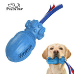 Load image into Gallery viewer, PcEoTllar Dog Chew Toys, Squeaky Tough Non-Toxic 100% Natural Rubber Durable Beef Flavor Dog Toy for Medium Large Dogs Aggressive Chewers
