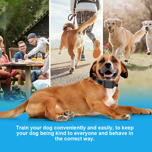 PcEoTllar Dog Bark Collar - Anti Barking Collar with Beep, Vibration & Electric Shock for Small Medium Large Dogs, Waterproof