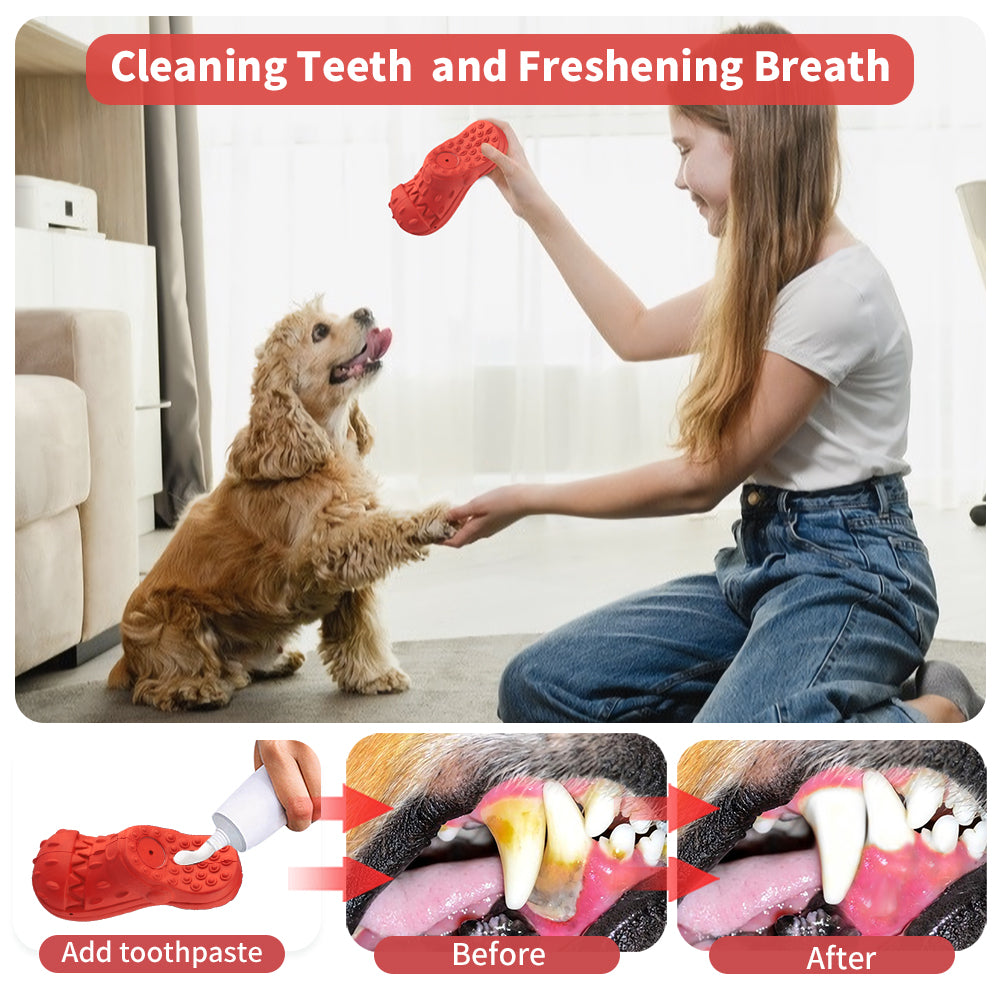 PcEoTllar Dog Toys for Aggressive Chewers Large Medium Breed Dog Chew Toys  Dog Toothbrush Nearly Indestructible Interactive Tough Extremely Durable