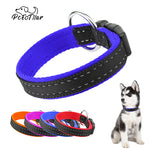 Load image into Gallery viewer, PcEoTllar Reflective Nylon Dog Collar - Adjustable Soft Classic Dog Collar with Quick Release Buckle for Puppy &amp; Small Dogs (Orange)
