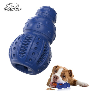 PcEoTllar Classic Dog Toy, Durable Natural Rubber for Aggressive Super Chewers, Teeth Cleaning Dog Toy (Blue)