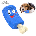 Load image into Gallery viewer, PcEoTllar Ice Cream Shape Dog Chew Toy, Fun Interactive Food Dispensing Dog Toys for Aggressive Super Chewers Small Medium Large Dogs (Yellow)
