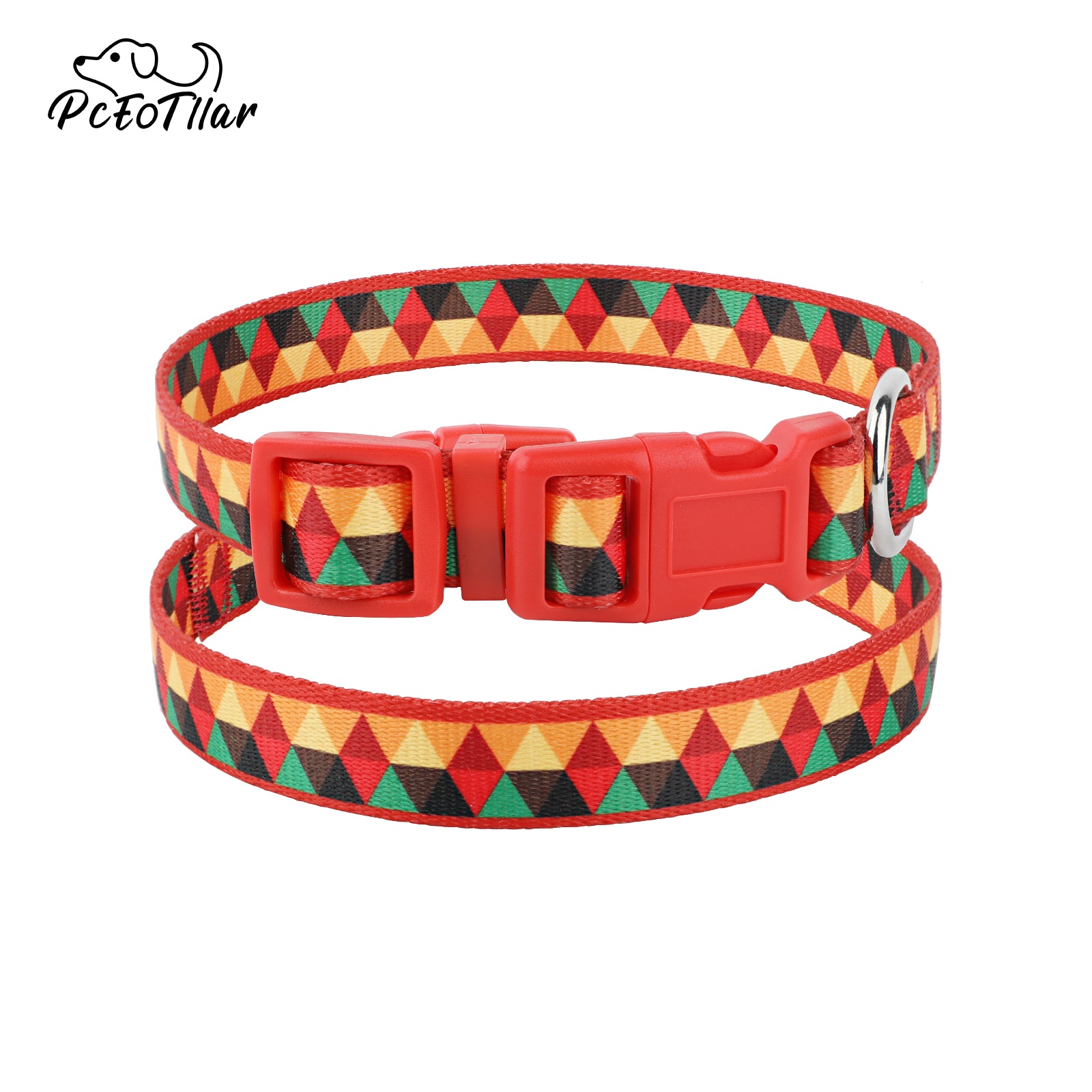 PcEoTllar Dog Collar Patterned Comfort Nylon Collar for Small Dogs, All Breeds