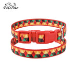 Load image into Gallery viewer, PcEoTllar Dog Collar Patterned Comfort Nylon Collar for Small Dogs, All Breeds

