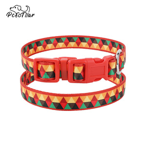 PcEoTllar Dog Collar Patterned Comfort Nylon Collar for Small Dogs, All Breeds