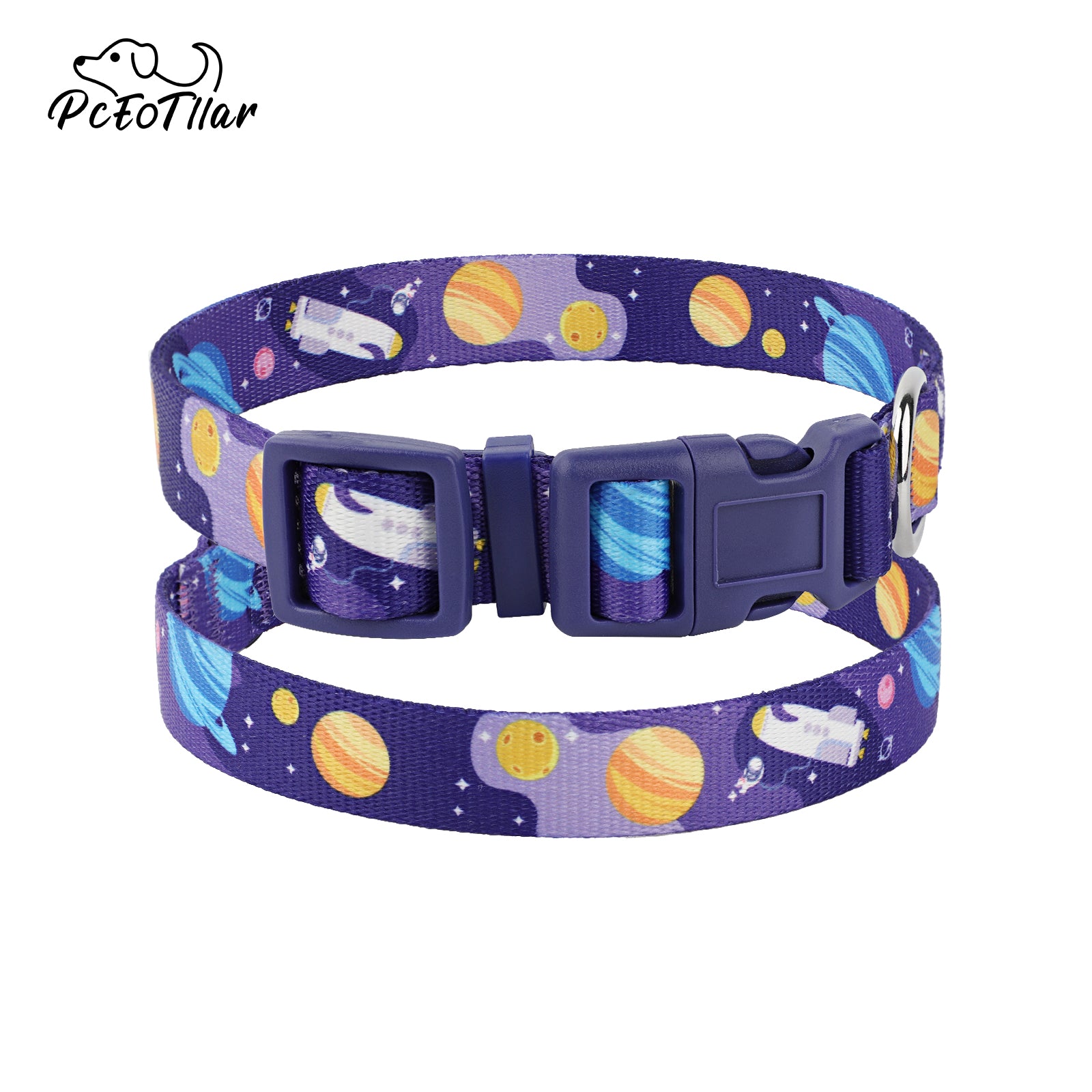 PcEoTllar Dog Collar Patterned Comfort Nylon Collar for Small Dogs, All Breeds