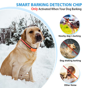 PcEoTllar Dog Bark Collar - Anti Barking Collar with Beep, Vibration & Electric Shock for Small Medium Large Dogs, Waterproof